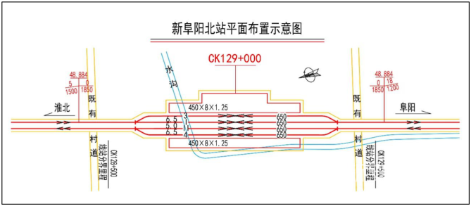 阜阳西站平面示意图图片