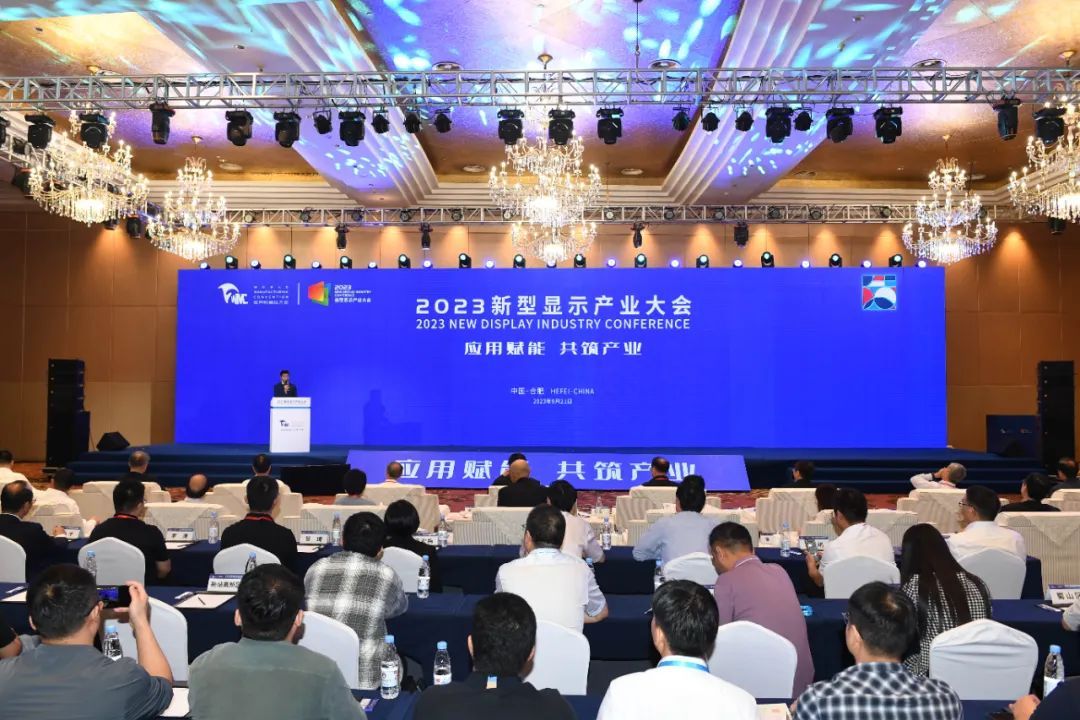 2023新型显示产业大会召开 牢牢把握国家政策导向产业发展方向技术变革走向 虞爱华致辞.jpg