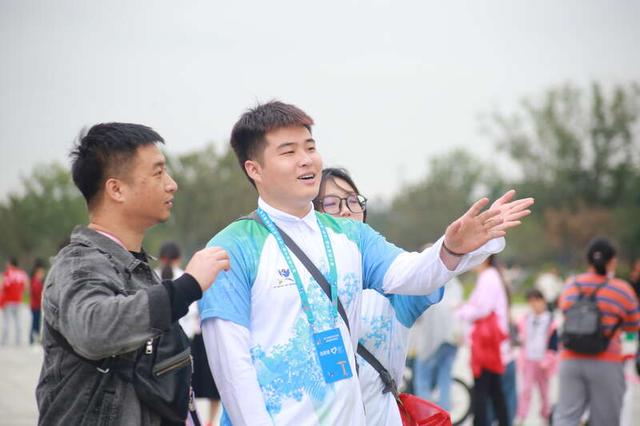 园博会中的合肥青年志愿者。团合肥市委供图
